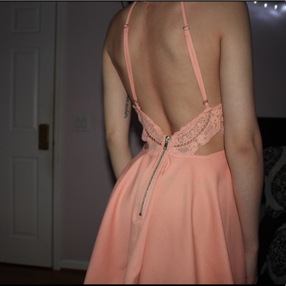 Light Pink Charlotte Russe dress - Picture 2 of 3